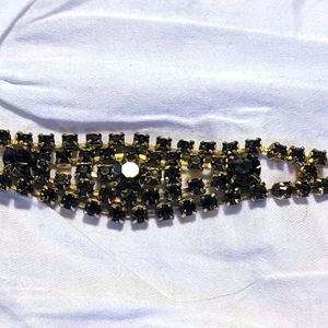 Brown Rhinestone vintage bracelet
